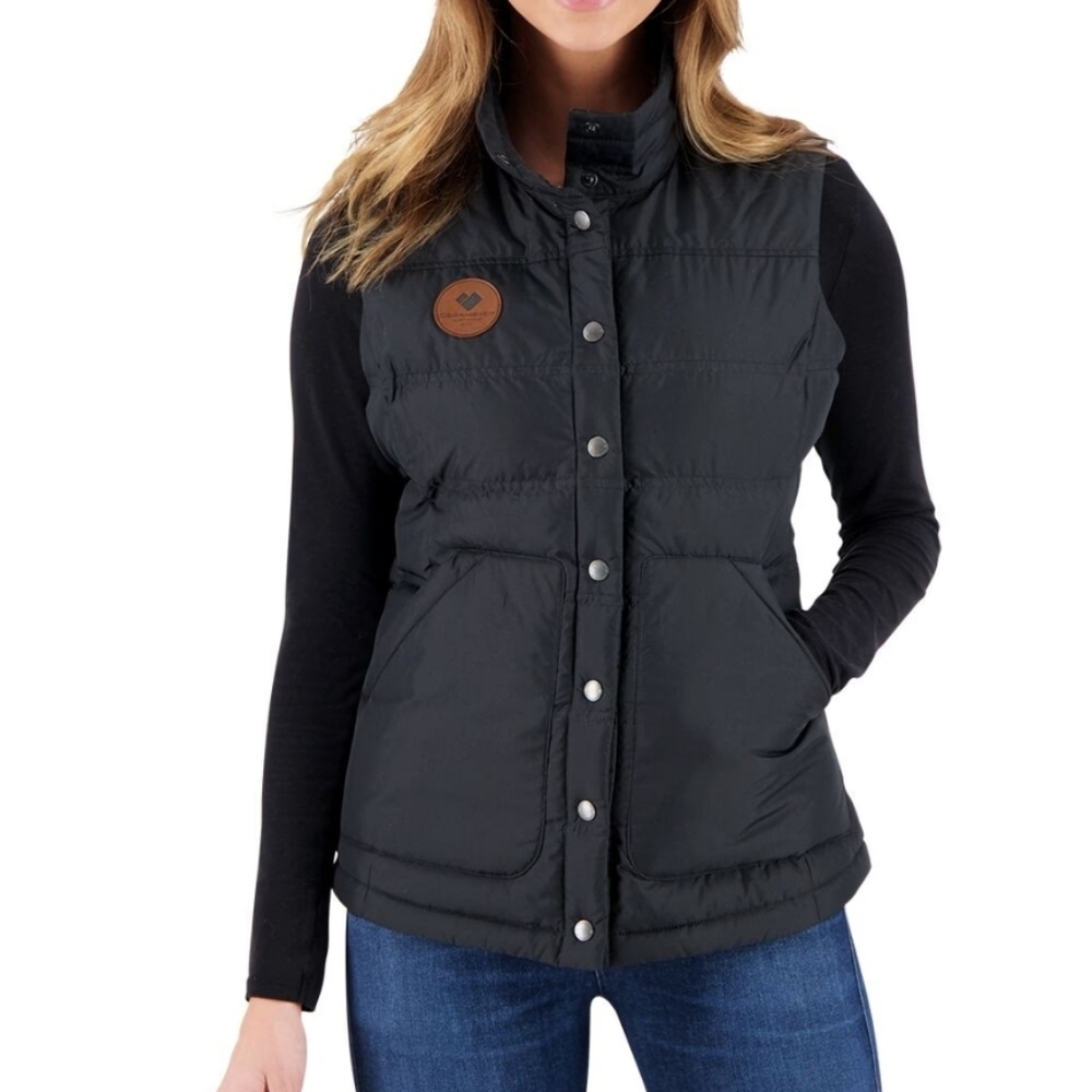 Obermeyer Mila Down Vest with Logo Patch Sz.S Women's